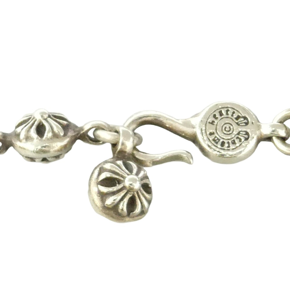 CHROME HEARTS クロムハーツ（原本有） #1 CRSBL CHN FILIG CRS クロスボールチェーン フィリグリークロスXS ネックレス シルバー系【中古】