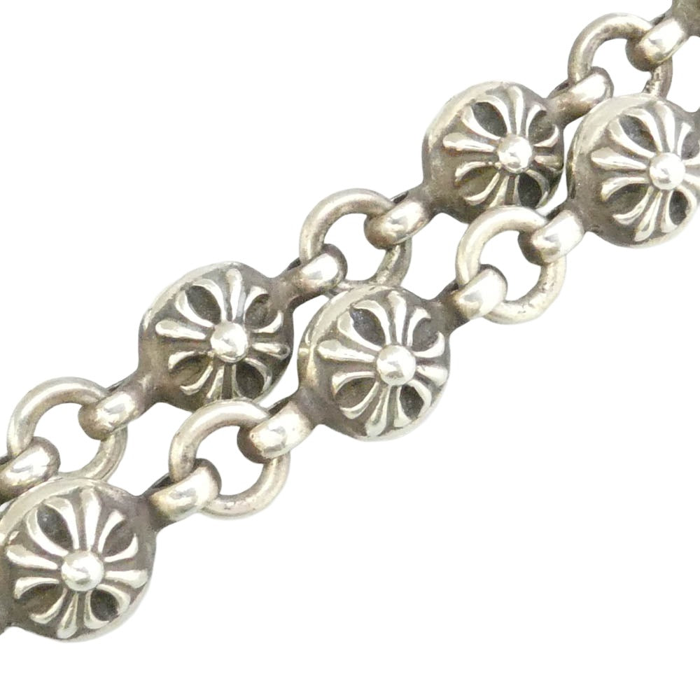 CHROME HEARTS クロムハーツ（原本有） #1 CRSBL CHN FILIG CRS クロスボールチェーン フィリグリークロスXS ネックレス シルバー系【中古】
