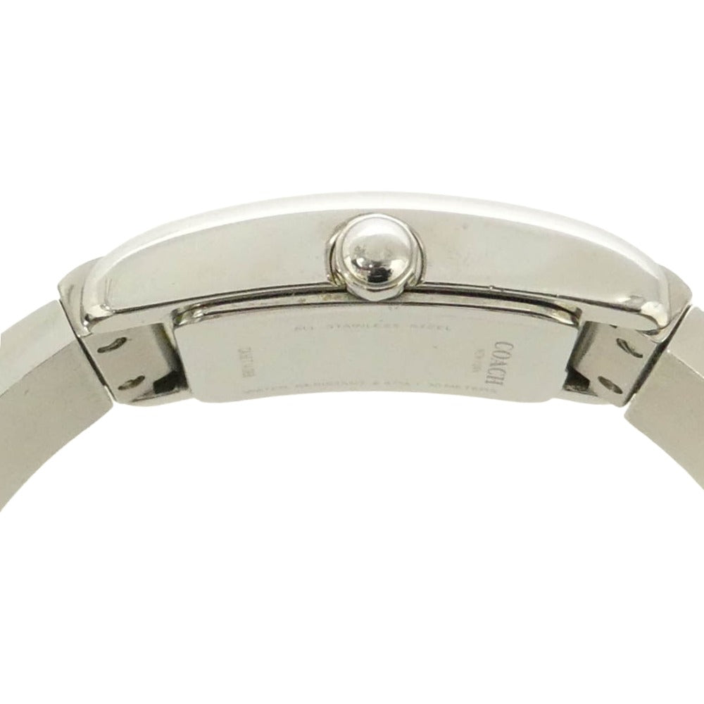 COACH コーチ CA.68.7.14.0868 スクエア 腕時計 ウォッチ シルバー系 ブラック系 ホワイト系【中古】