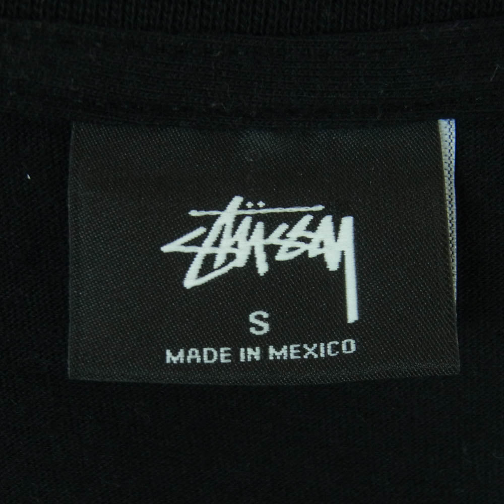 STUSSY ステューシー SOPHNET. ソフネット SOPH NET Stock Link Tee ソフネット ストック リンク フロント バック プリント Tシャツ 半袖 カットソー ブラック系 S【中古】