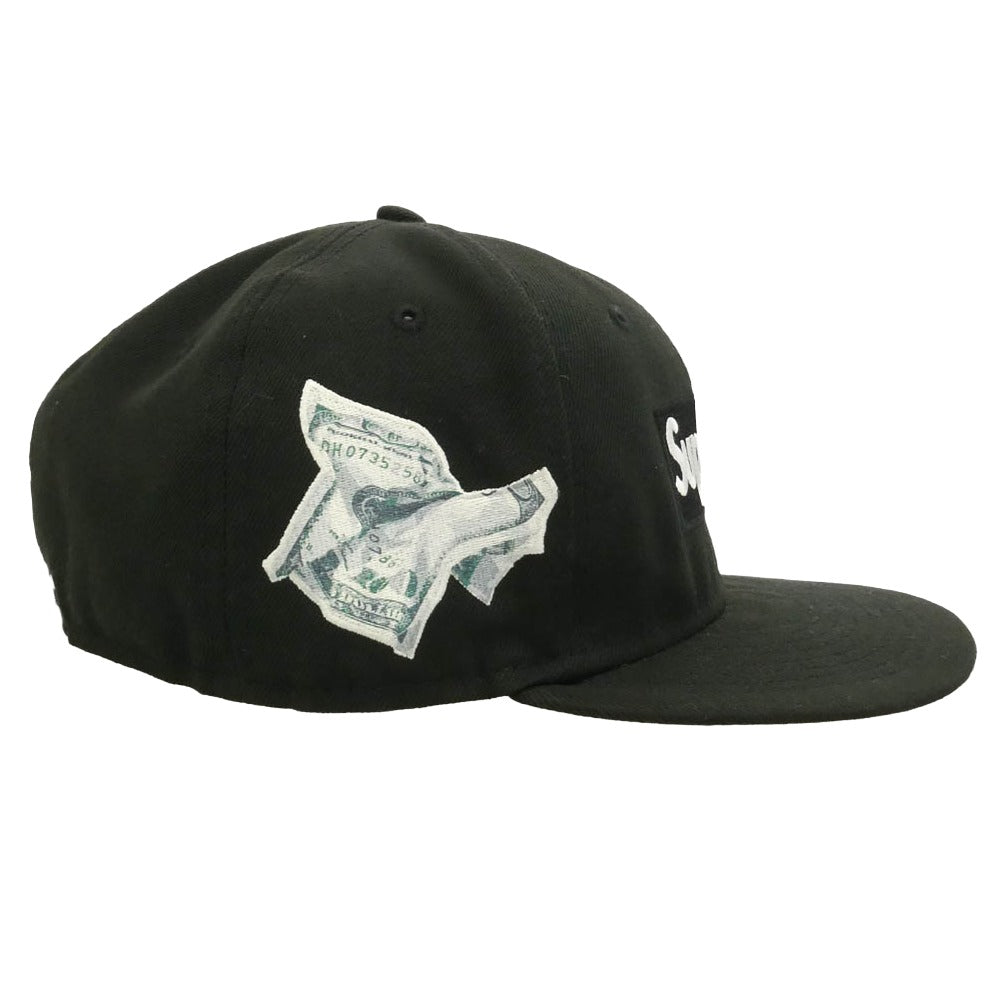 Supreme シュプリーム NEW ERA ニューエラ 25AW × NEW ERA Money Box Logo Cap ニューエラ マネー ボックスロゴ キャップ ブラック系 57.7cm【中古】