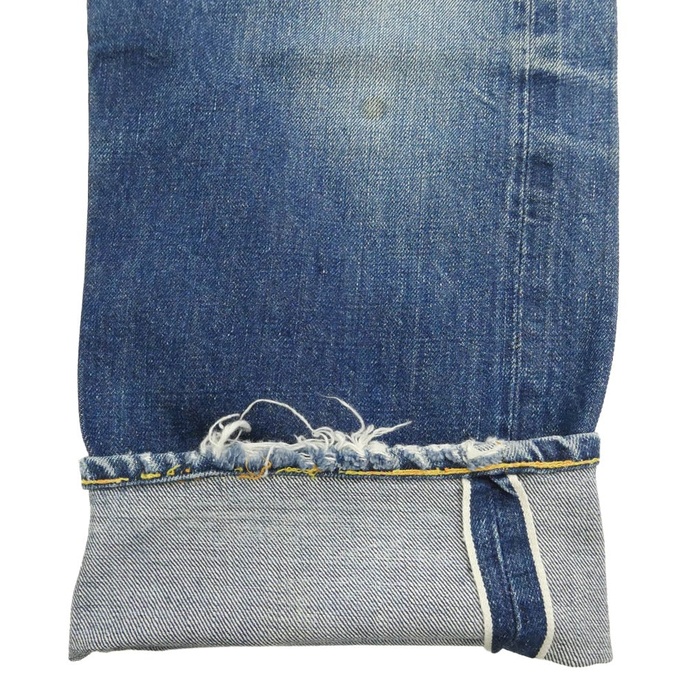 Levi's リーバイス 70s 501 BIGE ボタン裏4 ボタンフライ ストレート パンツ インディゴブルー系【中古】