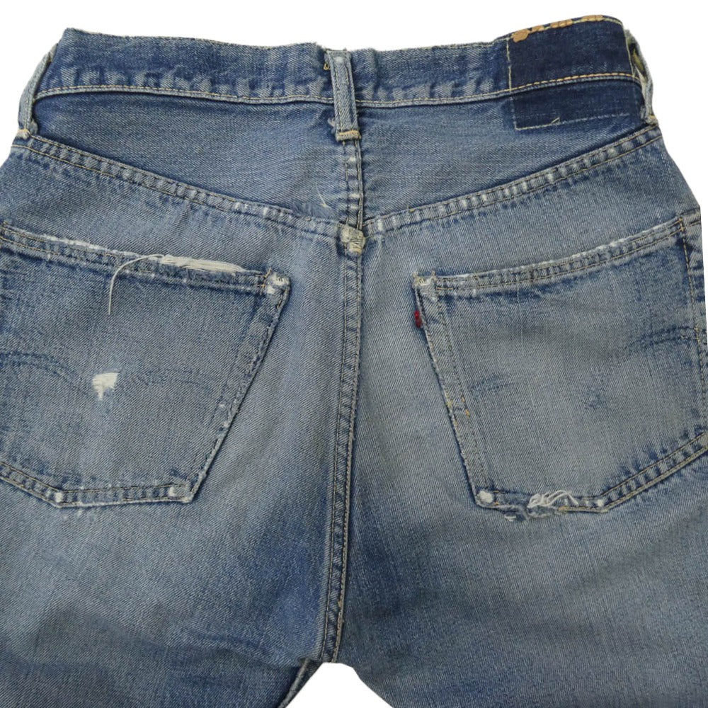 Levi's リーバイス 60s 501 BIGE 移行期 ボタン裏刻印E Vステッチ ボタンフライ ストレート パンツ インディゴブルー系 サイズ表記無し【中古】