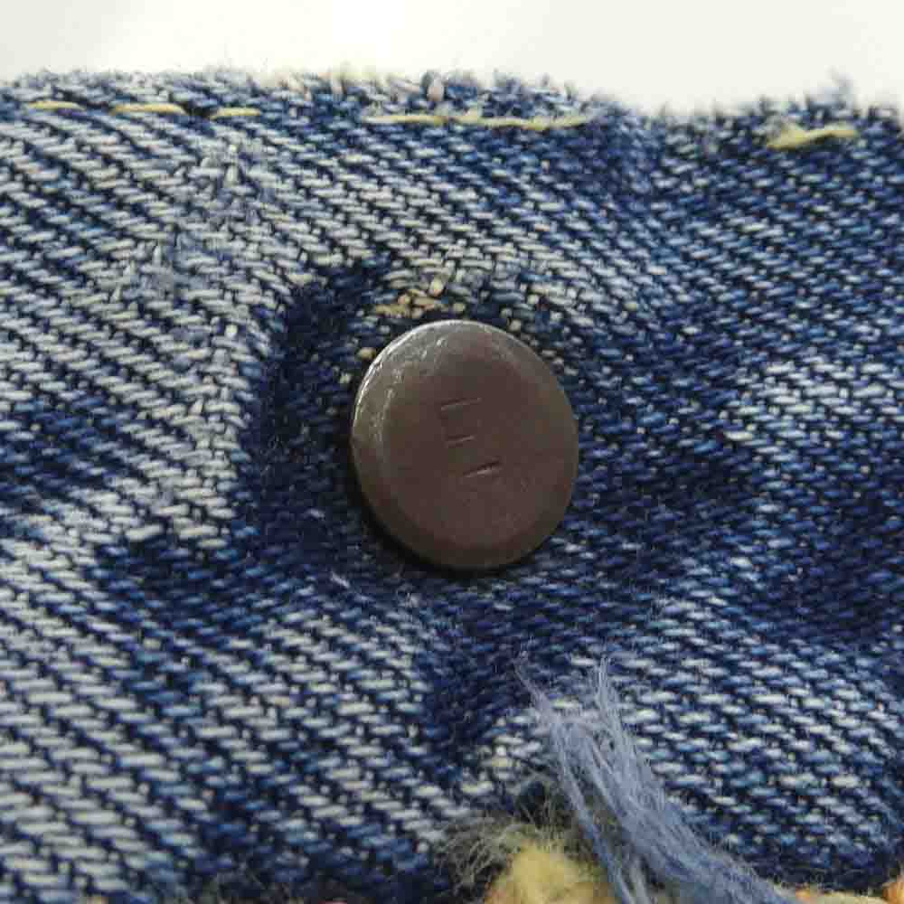 Levi's リーバイス 60s 501 BIGE 移行期 ボタン裏刻印E Vステッチ ボタンフライ ストレート パンツ インディゴブルー系 サイズ表記無し【中古】