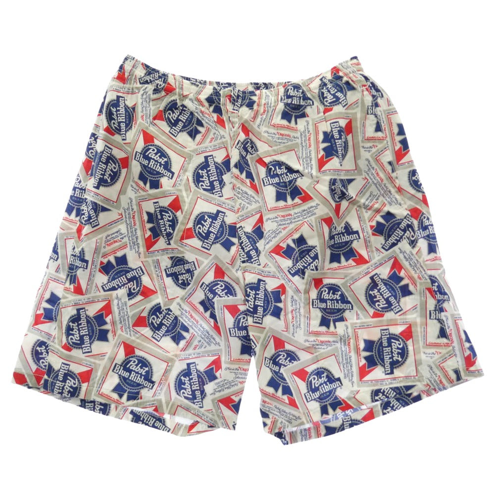 BEDWIN & THE HEARTBREAKERS ベドウィンアンドザハートブレイカーズ 25SS 25SB4741 Pabst Ex. 5L SHORT PANTS パブスト ブルーリボン ショーツ ショート ハーフ パンツ マルチカラー系【極上美品】【中古】