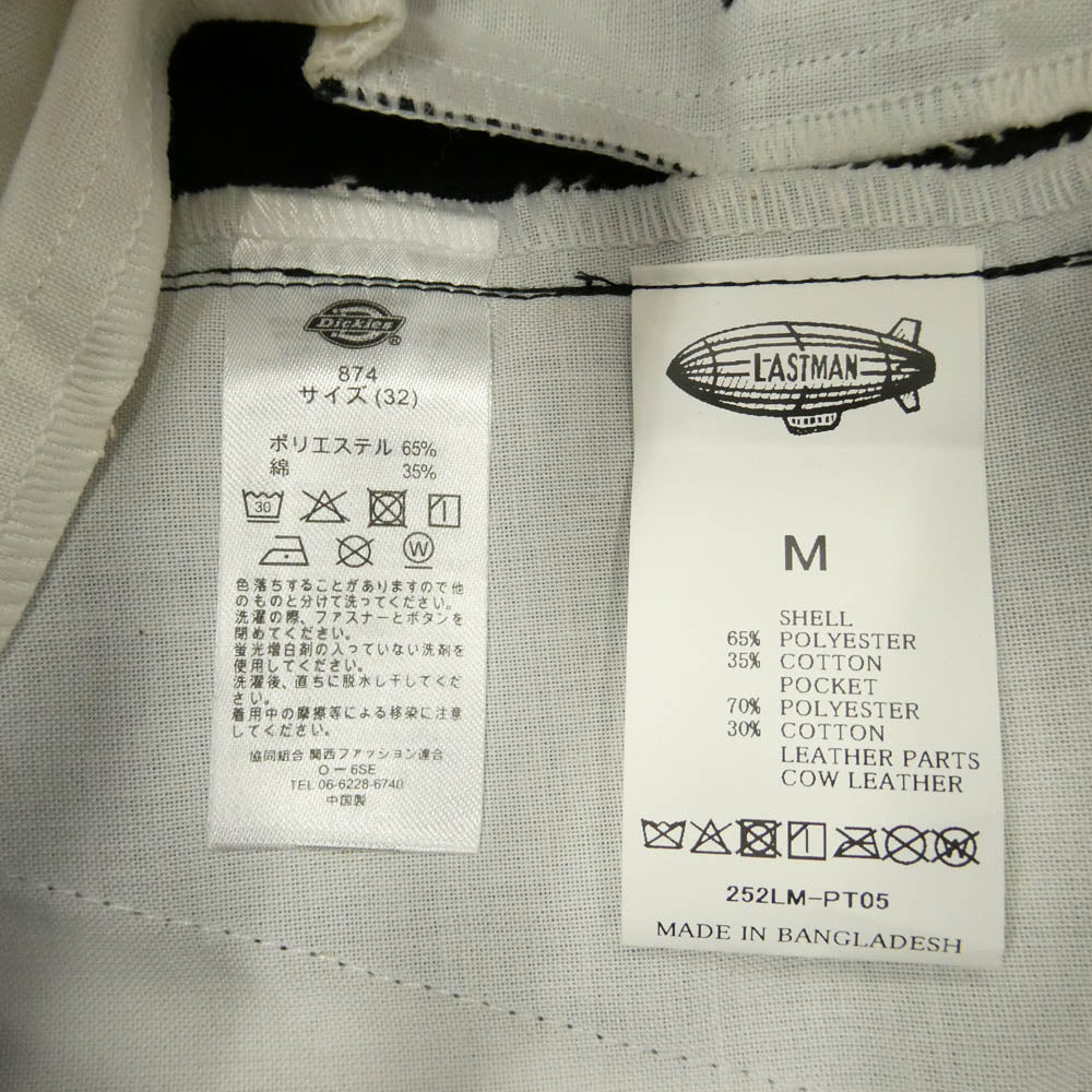 ラストマン Dickies ディッキーズ 25AW 252LM-PT05 x DICKIES ディッキーズ 874 WORK PANTS チノ ワーク パンツ ブラック系 M【極上美品】【中古】