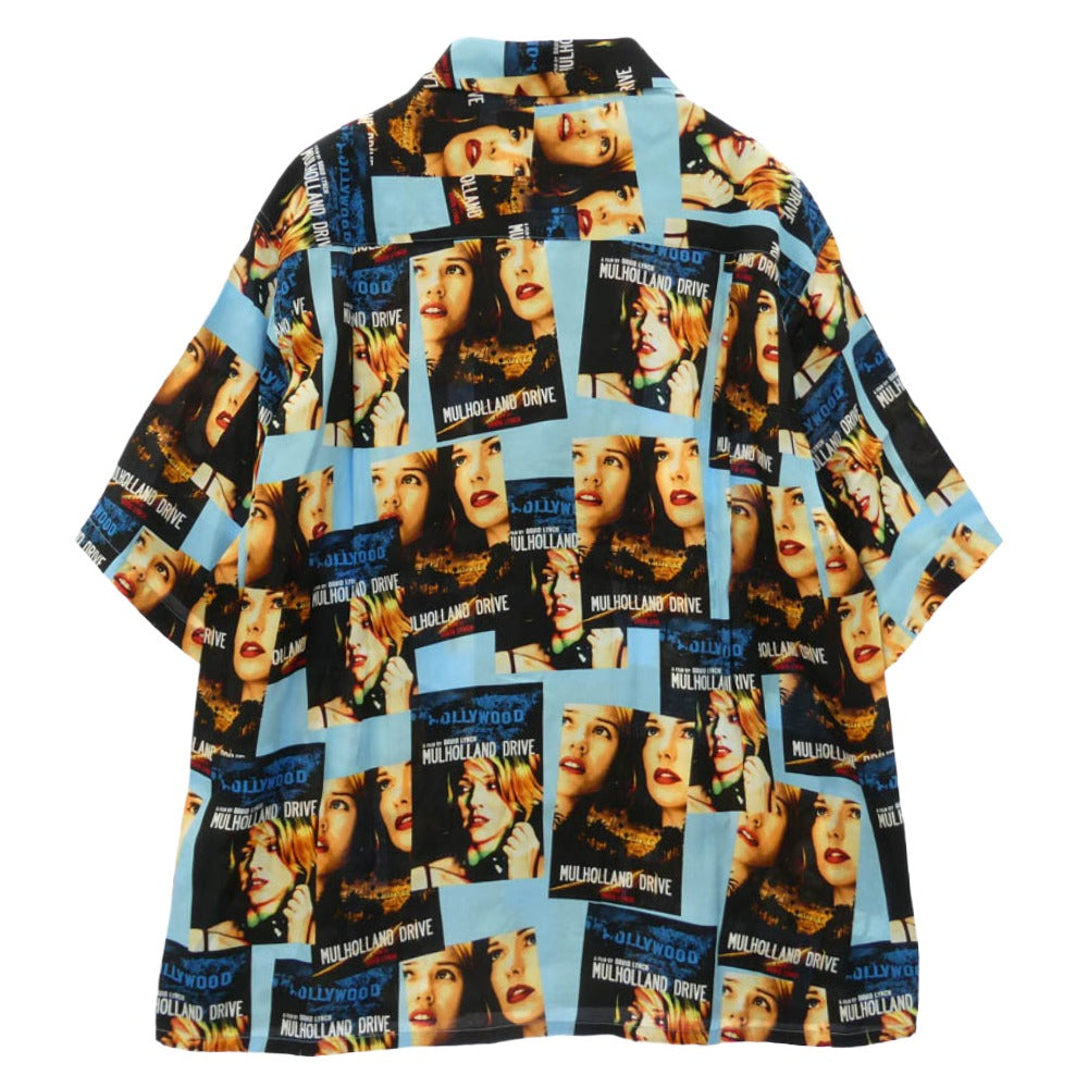 WACKO MARIA ワコマリア 26SS MD-WM-HI01 MULHOLLAND DRIVE S/S HAWAIIAN SHIRT TYPE-1 マルホランド・ドライブ ハワイアン アロハ 開襟 オープンカラー 半袖 シャツ Mサイズ ライトブルー系 M【新古品】【未使用】【中古】