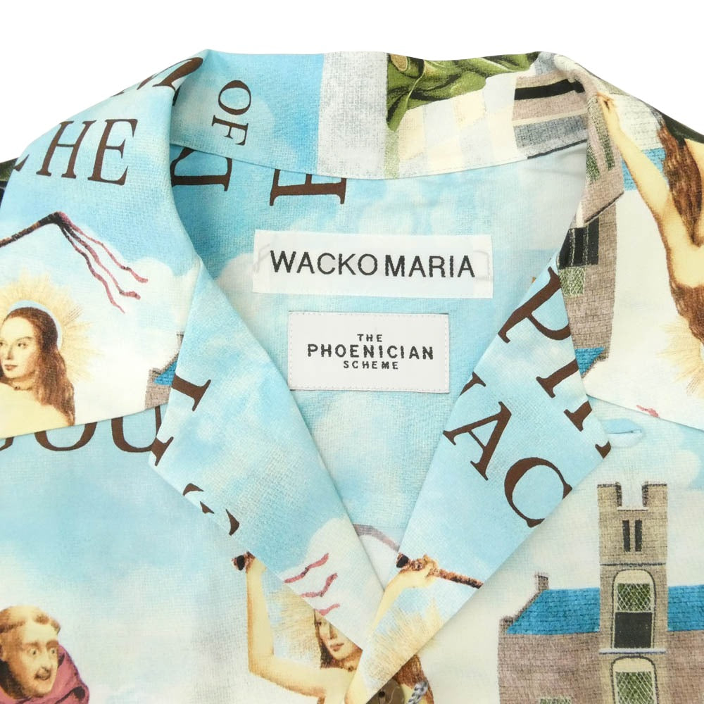 WACKO MARIA ワコマリア 26SS TPS-WM-HI05 T.P.S. S/S HAWAIIAN SHIRT TYPE-5 ハワイアン アロハ 開襟 オープンカラー 半袖 シャツ Mサイズ マルチカラー系 M【新古品】【未使用】【中古】
