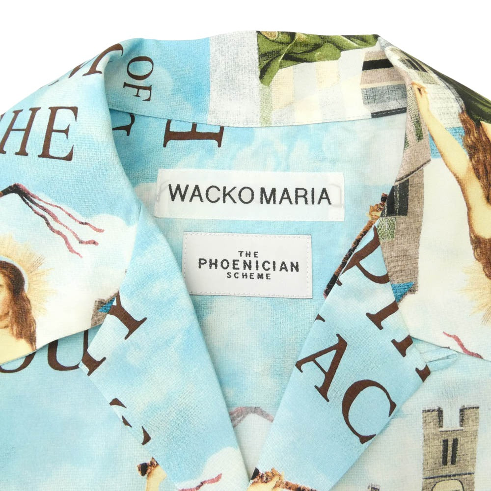 WACKO MARIA ワコマリア 26SS TPS-WM-HI05 T.P.S. S/S HAWAIIAN SHIRT TYPE-5 ハワイアン アロハ 開襟 オープンカラー 半袖 シャツ Mサイズ マルチカラー系 M【新古品】【未使用】【中古】
