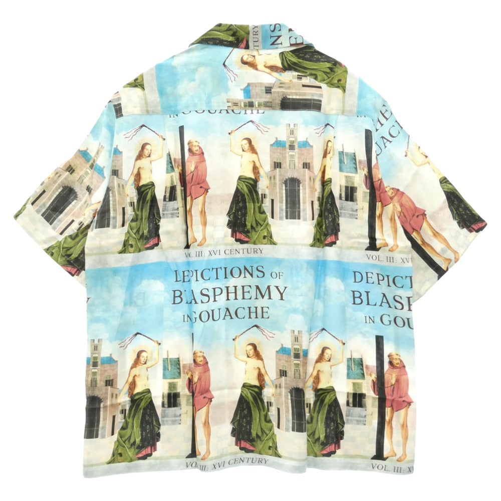 WACKO MARIA ワコマリア 26SS TPS-WM-HI05 T.P.S. S/S HAWAIIAN SHIRT TYPE-5 ハワイアン アロハ 開襟 オープンカラー 半袖 シャツ Lサイズ マルチカラー系 L【新古品】【未使用】【中古】