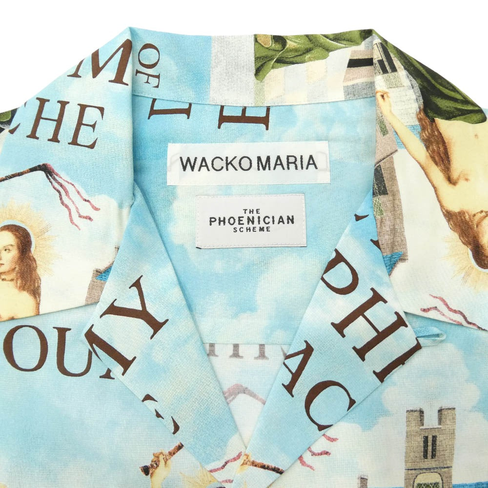 WACKO MARIA ワコマリア 26SS TPS-WM-HI05 T.P.S. S/S HAWAIIAN SHIRT TYPE-5 ハワイアン アロハ 開襟 オープンカラー 半袖 シャツ Lサイズ マルチカラー系 L【新古品】【未使用】【中古】
