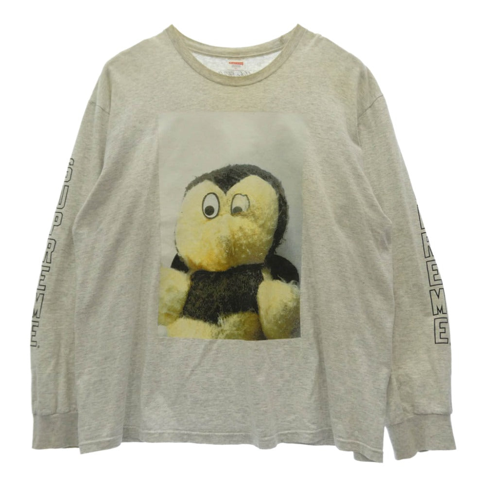 Supreme シュプリーム 18AW × mike kelley Ahh…Youth! L/S Tee マイク ケリー ロングスリーブ 長袖 カットソー ホワイト系 XL【中古】