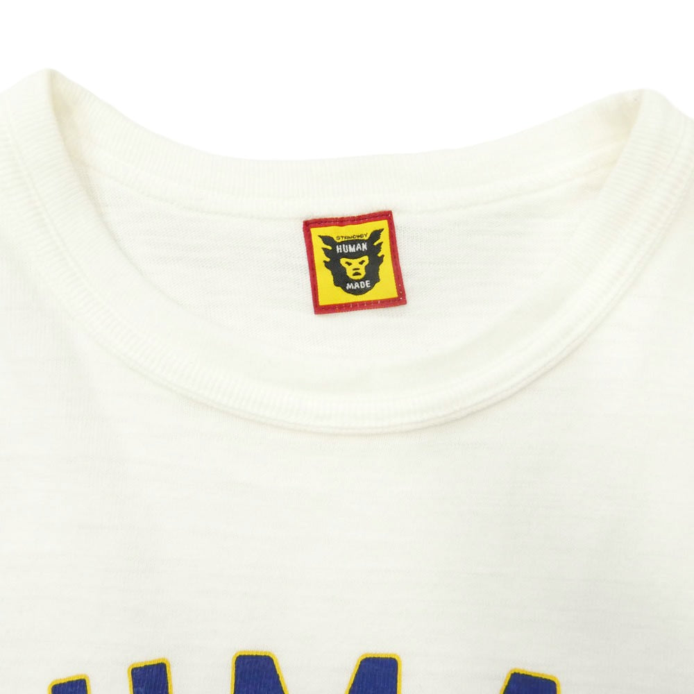 HUMAN MADE ヒューマンメイド DRY ALLS プリント Tシャツ 半袖 ホワイト系 L【中古】