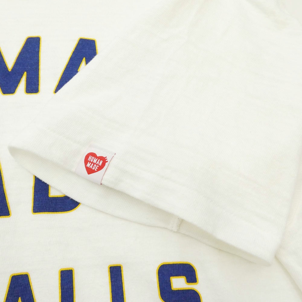 HUMAN MADE ヒューマンメイド DRY ALLS プリント Tシャツ 半袖 ホワイト系 L【中古】