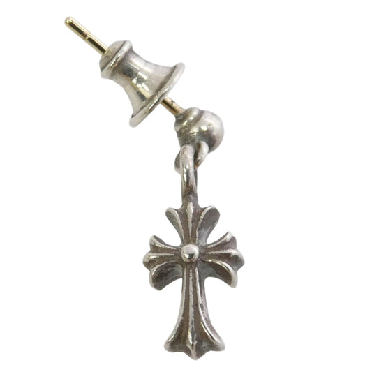 CHROME HEARTS クロムハーツ（原本無） DRP STCK CH CRS スタック CHクロス ドロップ ピアス シルバー系【中古】