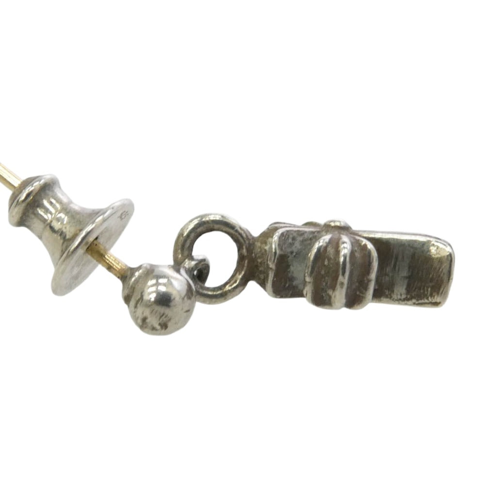 CHROME HEARTS クロムハーツ（原本無） DRP STCK CH CRS スタック CHクロス ドロップ ピアス シルバー系【中古】