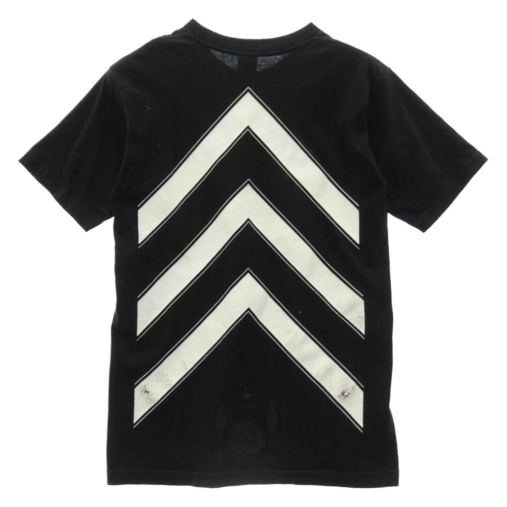 CHROME HEARTS クロムハーツ（原本無） NEON PINK STRIPE LOGO TEE
