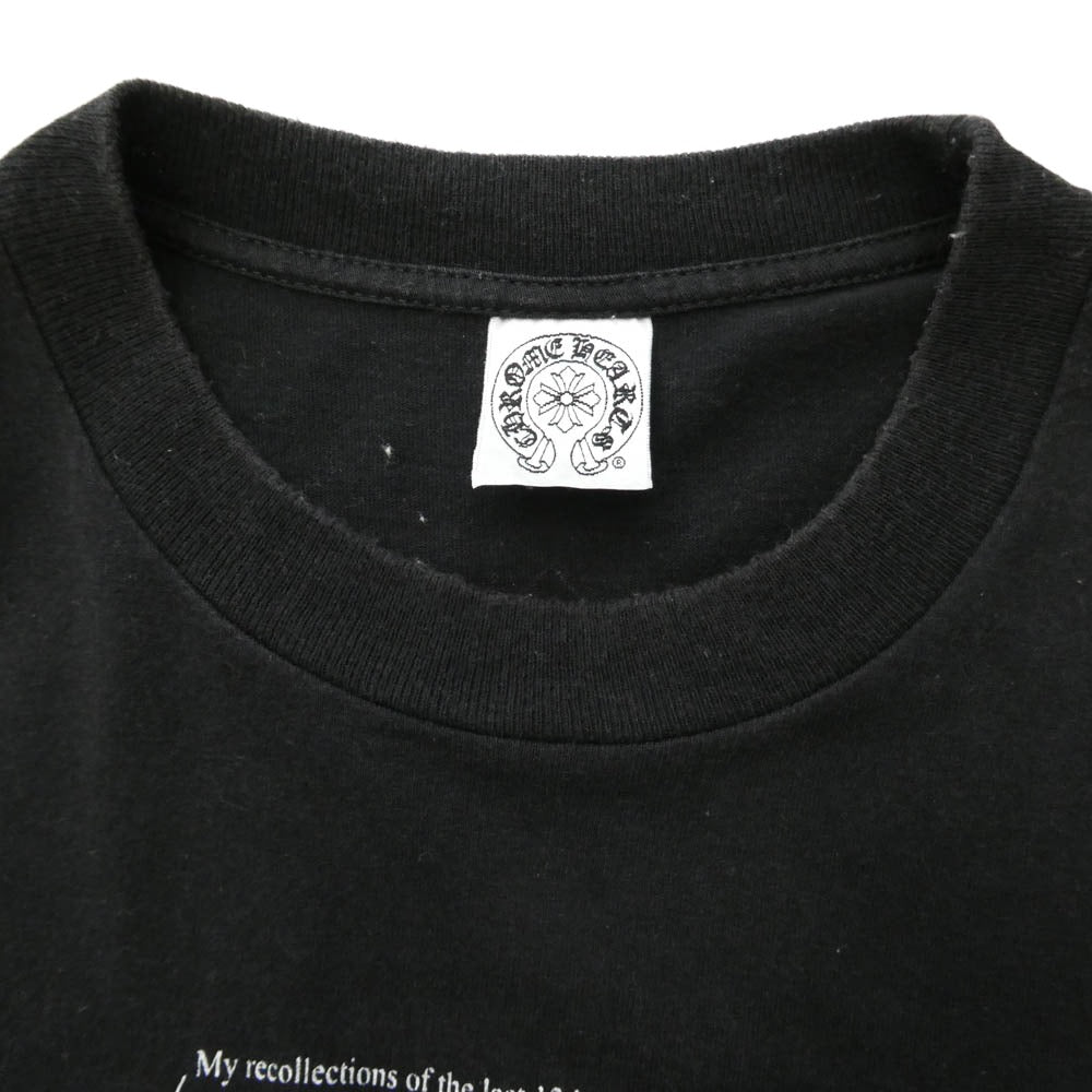 CHROME HEARTS クロムハーツ（原本無） FOTI TEE フォティ スカルプリント クルーネック ポケット 半袖 Tシャツ ブラック系 M【中古】