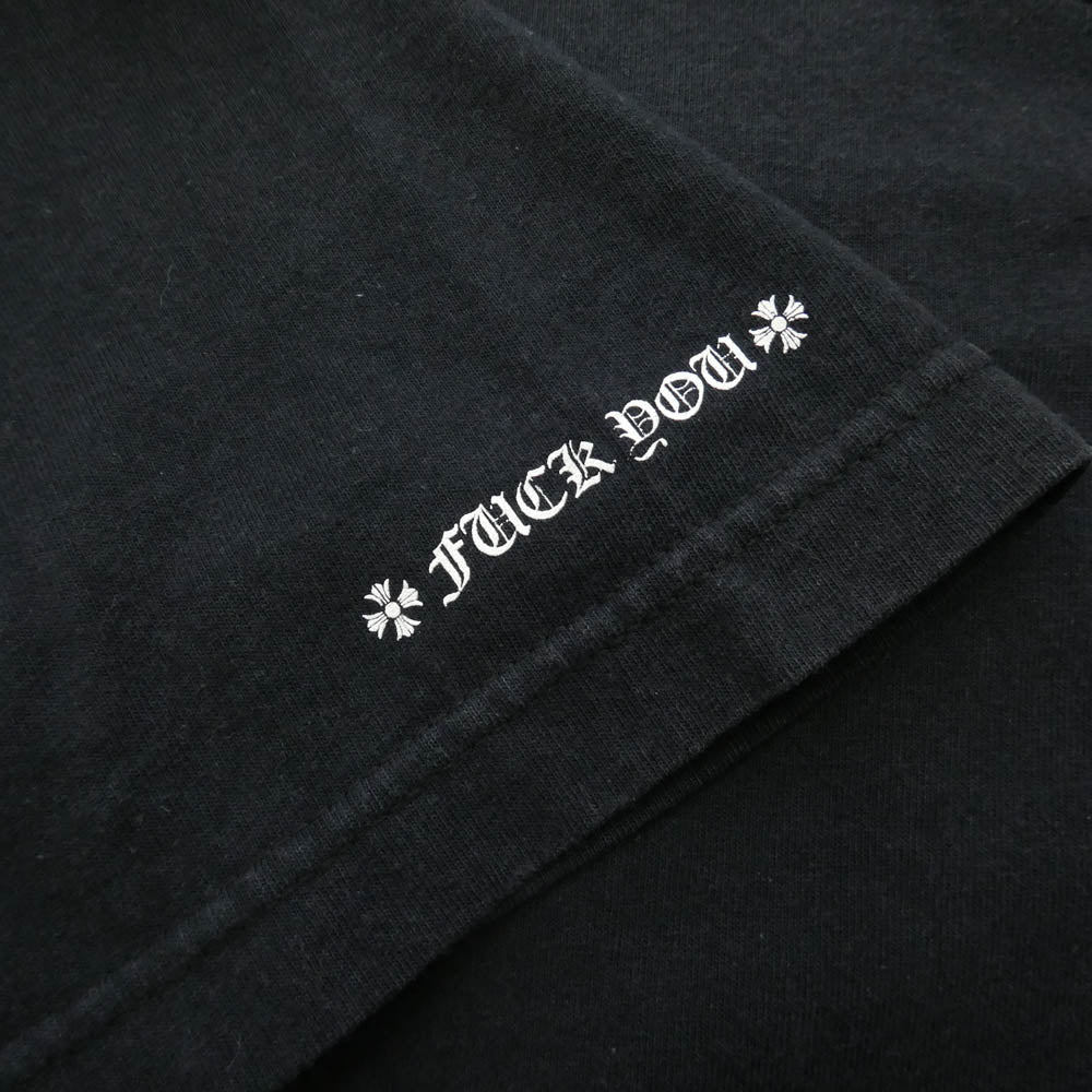 CHROME HEARTS クロムハーツ（原本無） CH T SHRT バック ホースシュー CH プラス プリント 半袖 Tシャツ ブラック系 M【中古】