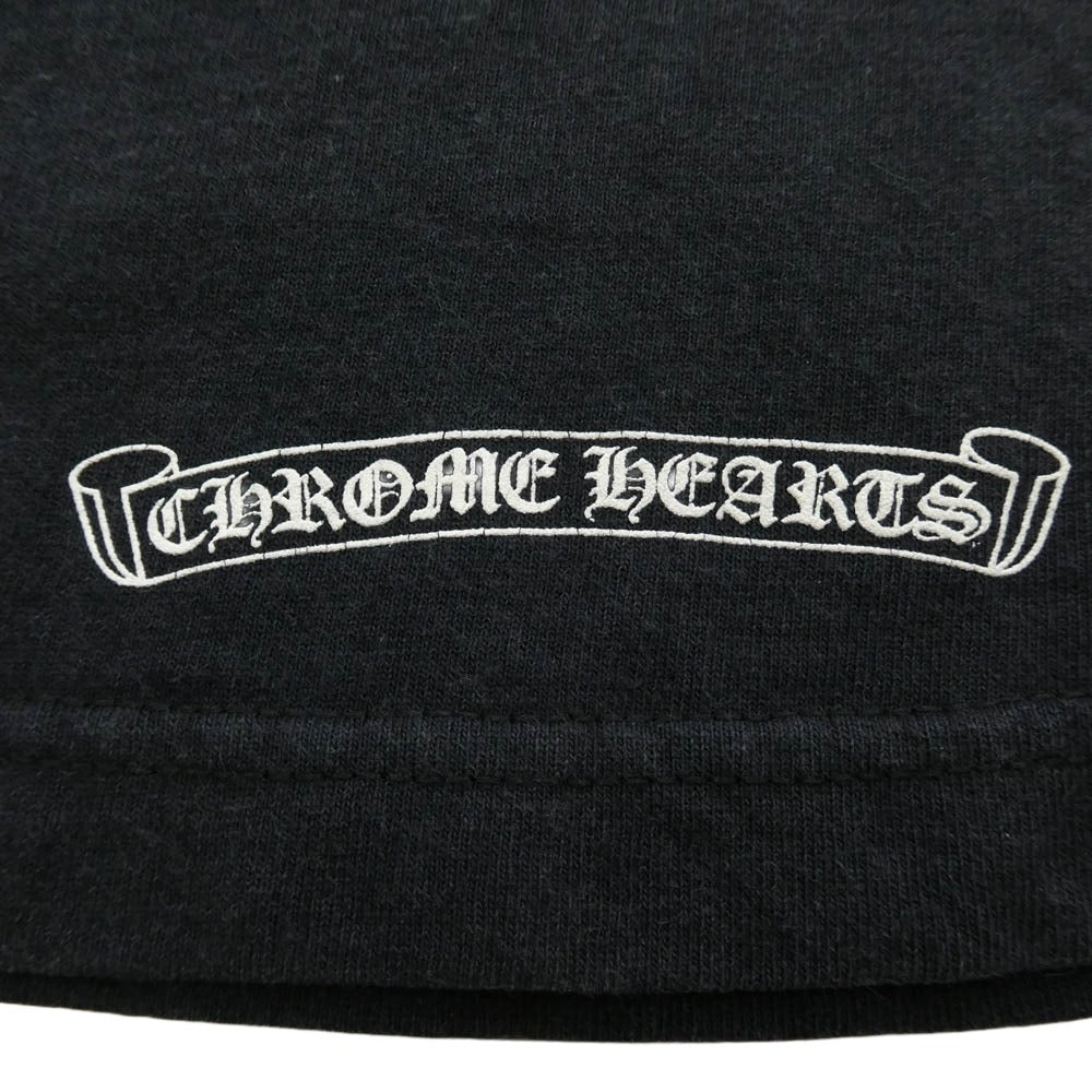CHROME HEARTS クロムハーツ（原本無） CH T SHRT バック ホースシュー CH プラス プリント 半袖 Tシャツ ブラック系 M【中古】