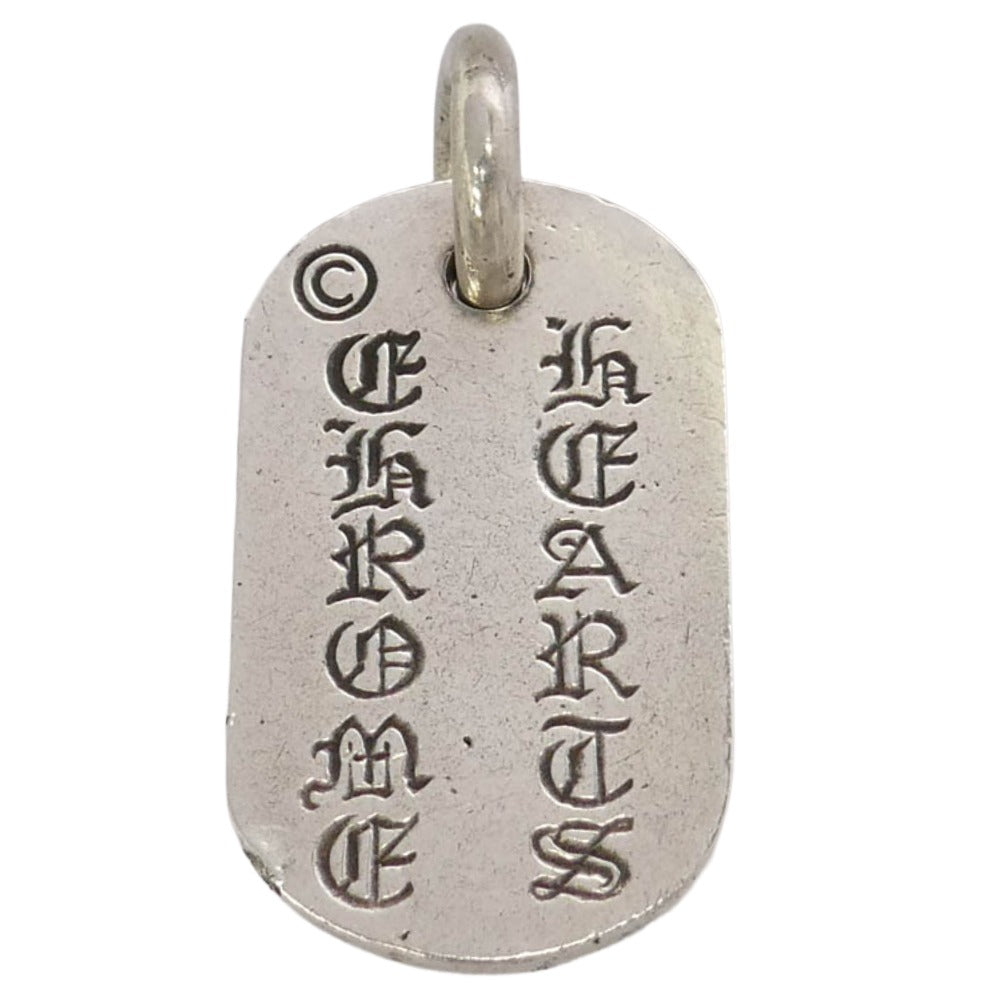 CHROME HEARTS クロムハーツ（原本無） NYC RAISED CEM CRS DOG TAG NYC限定 レイズド セメタリー クロス ドッグタグ ペンダントトップ シルバー系【中古】