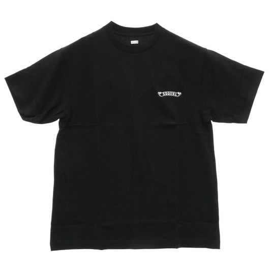 SEQUEL シークエル 24AW SQ-24AW-ST-10 T-SHIRT ロゴ プリント Tシャツ ブラック系 M【新古品】【未使用】【中古】