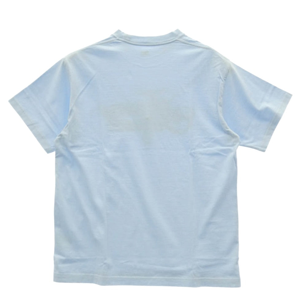 SEQUEL シークエル 25SS SQ-25SS-ST-08 WEEKEND T-SHIRT ロゴ プリント 半袖 Tシャツ ライトブルー系 M【新古品】【未使用】【中古】