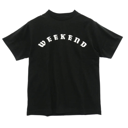 SEQUEL シークエル FRAGMENT DESIGN フラグメントデザイン WE-25SS-OST-01 × Fragment Design フラグメントデザイン WEEKEND SEQUEL T-SHIRT バックプリント 半袖 Tシャツ ブラック系 M【極上美品】【中古】