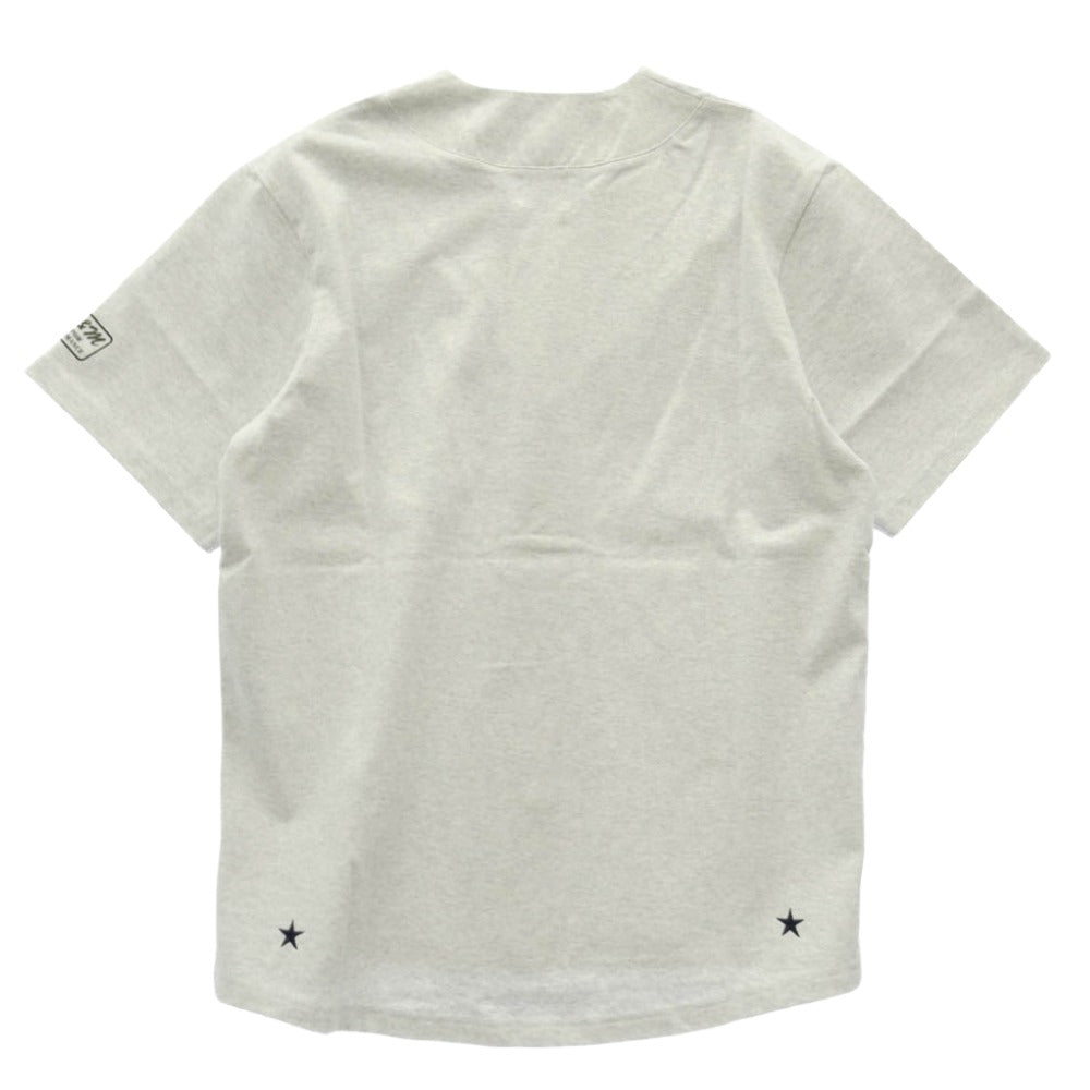 26ss 26MMT16 CUSTOM PERFORMANCE COTTON BASEBALL SHIRT ベース ボール シャツ グレー系 M【新古品】【未使用】【中古】