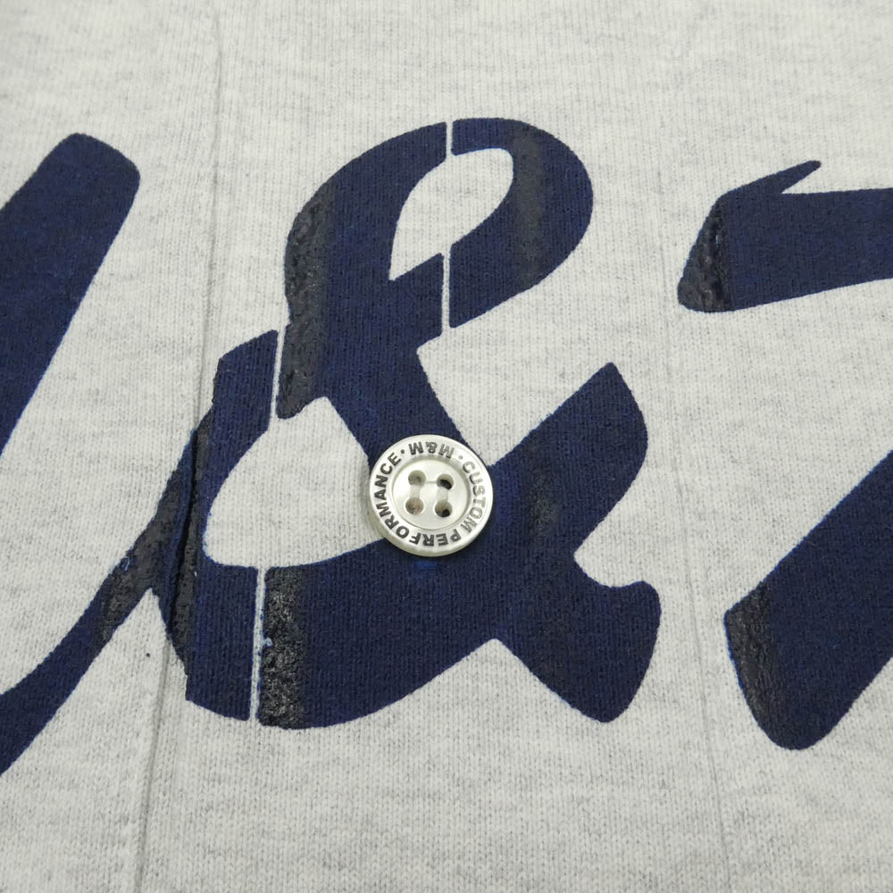 26ss 26MMT16 CUSTOM PERFORMANCE COTTON BASEBALL SHIRT ベース ボール シャツ グレー系 M【新古品】【未使用】【中古】