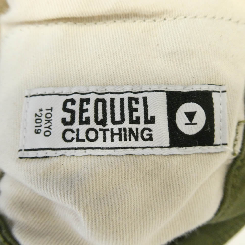 SEQUEL シークエル 25SS BDU PANTS カーゴ パンツ カーキ系 M【新古品】【未使用】【中古】