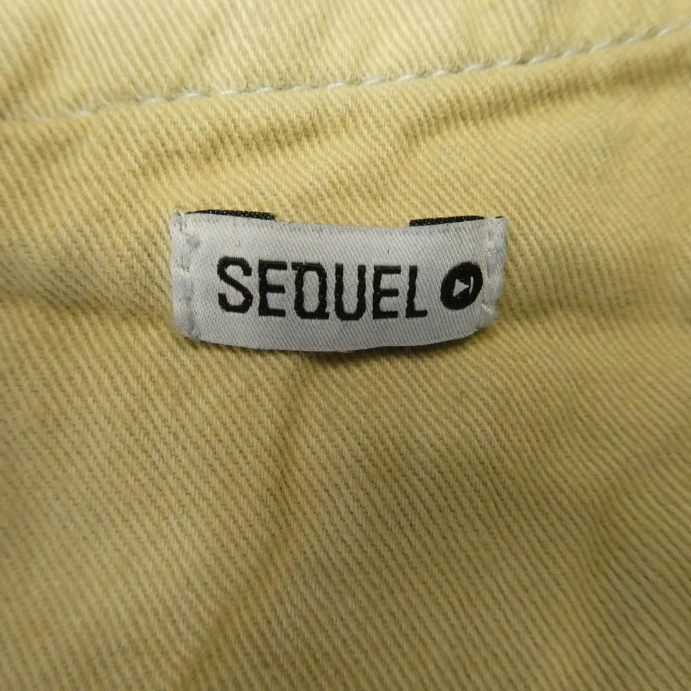 SEQUEL シークエル SQ-25AW-PT-09 × FRAGMENT フラグメント SQ-25AW-PT-09 DENIM PANTS デニム パンツ インディゴブルー系 M【新古品】【未使用】【中古】