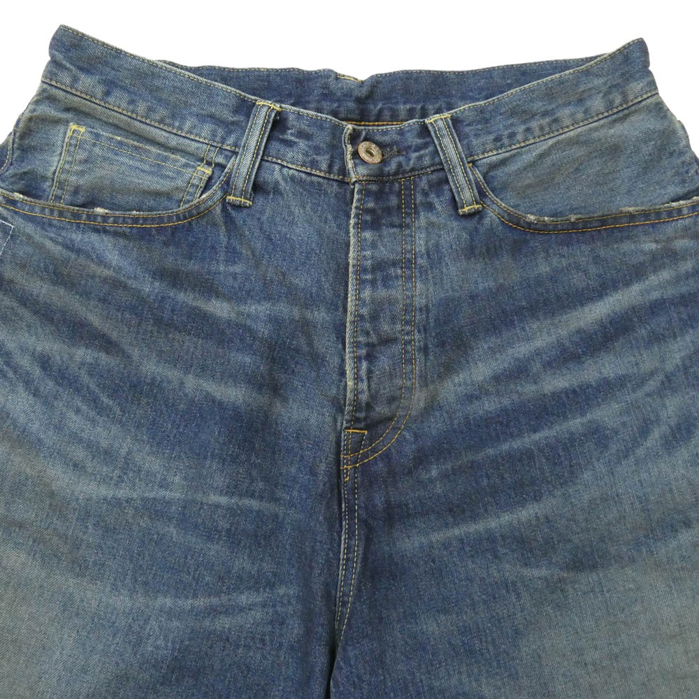 SEQUEL シークエル FRAGMENT DESIGN フラグメントデザイン × FRAGMENT フラグメント SQ-25AW-PT-08 PANTS デニム パンツ インディゴブルー系 M【新古品】【未使用】【中古】