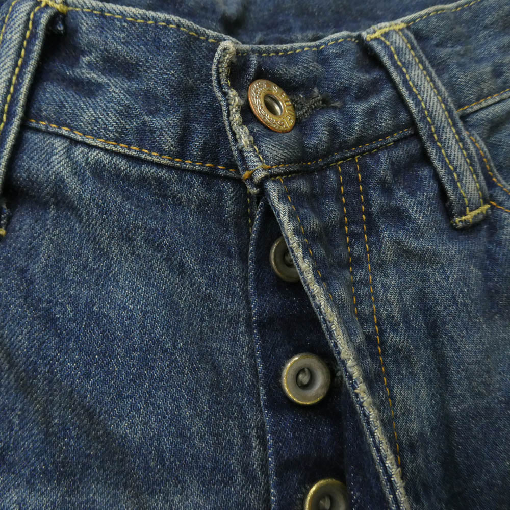 SEQUEL シークエル FRAGMENT DESIGN フラグメントデザイン × FRAGMENT フラグメント SQ-25AW-PT-08 PANTS デニム パンツ インディゴブルー系 M【新古品】【未使用】【中古】