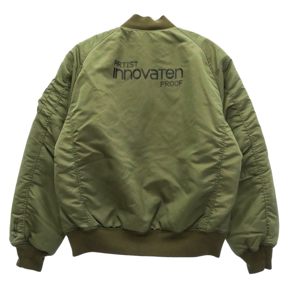 nonnative ノンネイティブ FRAGMENT DESIGN フラグメントデザイン × ARTIST PROOF アーティストプルーフ × FRAGMENT DESIGN フラグメント NN-JU4753 TROOPER PUFF BLOUSON NYLON TWILL WITH WINDSTOPPER ボンバー ジャケット ブルゾン カーキ系 L【新古品】【未使用】【中古】