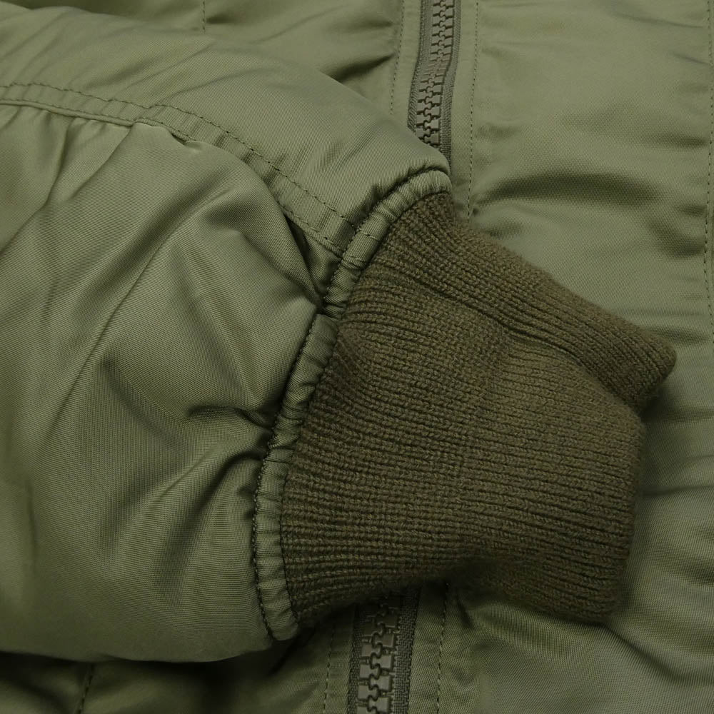 nonnative ノンネイティブ FRAGMENT DESIGN フラグメントデザイン × ARTIST PROOF アーティストプルーフ × FRAGMENT DESIGN フラグメント NN-JU4753 TROOPER PUFF BLOUSON NYLON TWILL WITH WINDSTOPPER ボンバー ジャケット ブルゾン カーキ系 L【新古品】【未使用】【中古】