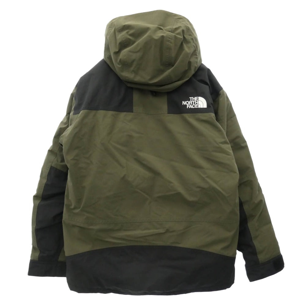 THE NORTH FACE ノースフェイス ND92237 Mountain Down Jacket GORE-TEX ゴアテックス マウンテン ダウンジャケット モスグリーン系 XL【中古】
