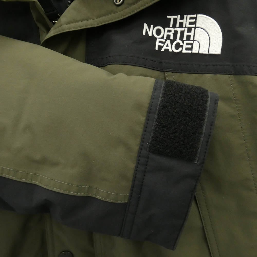 THE NORTH FACE ノースフェイス ND92237 Mountain Down Jacket GORE-TEX ゴアテックス マウンテン ダウンジャケット モスグリーン系 XL【中古】