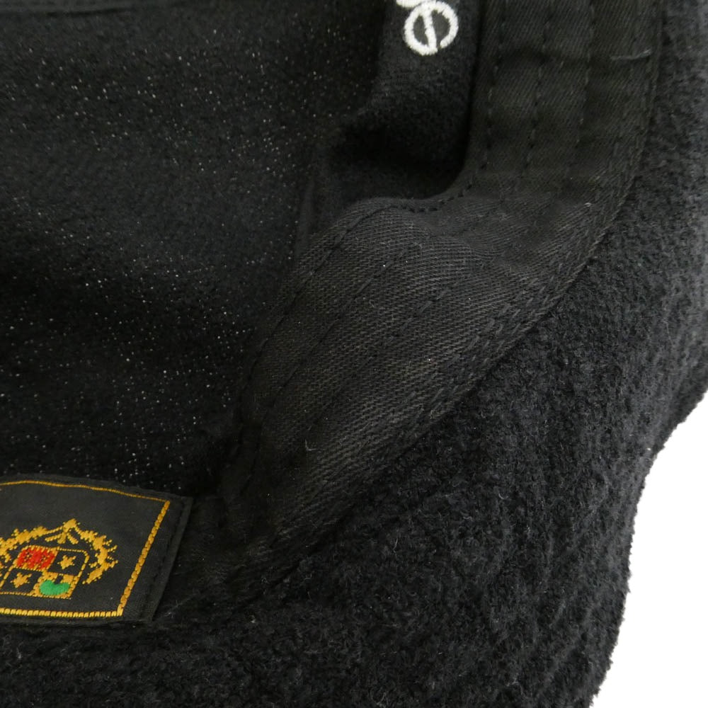 Supreme シュプリーム Loro Piana ロロピアーナ 21SS × Loro Piana Classic Logo Terry Crusher ロロピアーナ クラシック ロゴ テリー クラッシャー バケット ハット 帽子 ブラック系 MEDIUM/LARGE【中古】