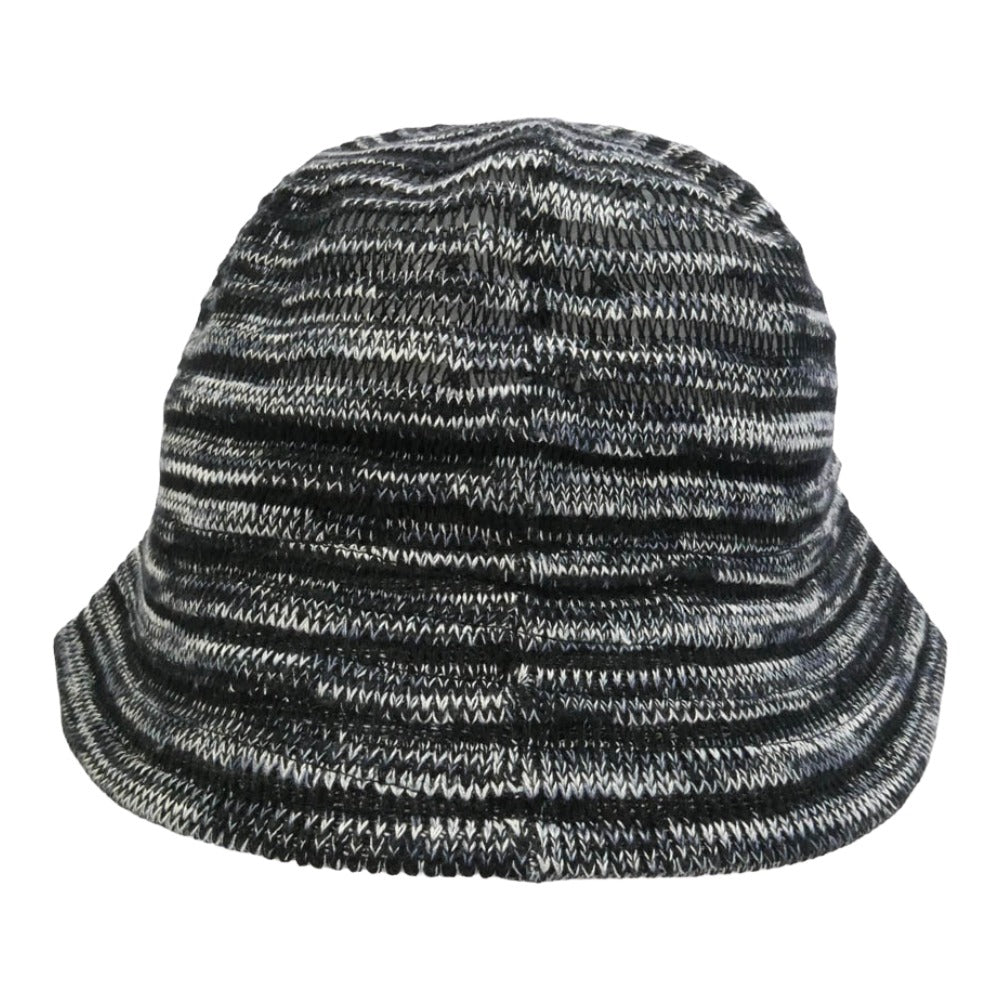 Supreme シュプリーム 25SS Open Knit Crusher オープン ニット クラッシャー バケット ハット 帽子 ブラック系 MEDIUM/LARGE【美品】【中古】