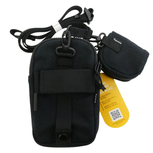 Supreme シュプリーム 25SS Camera Bag + Mini Pouch スモール ボックス ロゴ カメラ バッグ ミニ ポーチ ブラック系 18×11×5cm【新古品】【未使用】【中古】