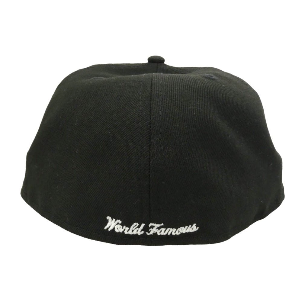 Supreme シュプリーム NEW ERA ニューエラ 25SS × NEW ERA Bones Box Logo ニューエラ ボーンズ ボックス ロゴ キャップ 帽子 ブラック系 60.6cm【極上美品】【中古】