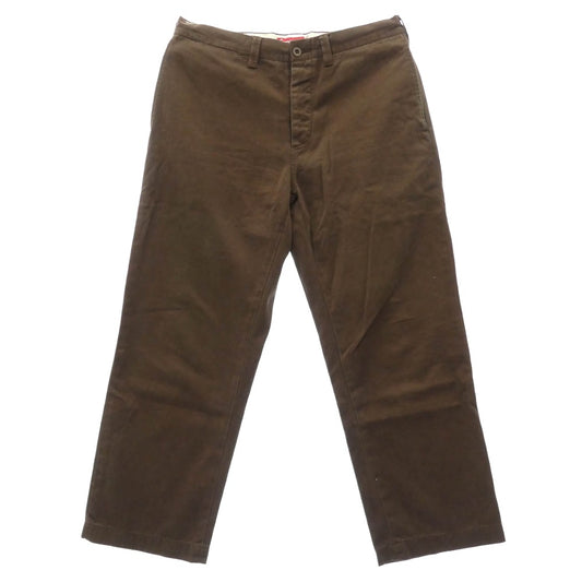 Supreme シュプリーム 23AW Pin Up Chino Pant ロゴ コットン チノ パンツ ブラウン ブラウン系 32【中古】
