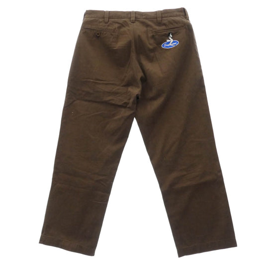 Supreme シュプリーム 23AW Pin Up Chino Pant ロゴ コットン チノ パンツ ブラウン ブラウン系 32【中古】
