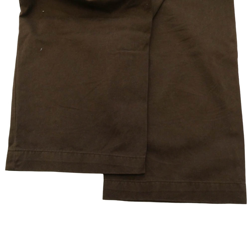 Supreme シュプリーム 23AW Pin Up Chino Pant ロゴ コットン チノ パンツ ブラウン ブラウン系 32【中古】
