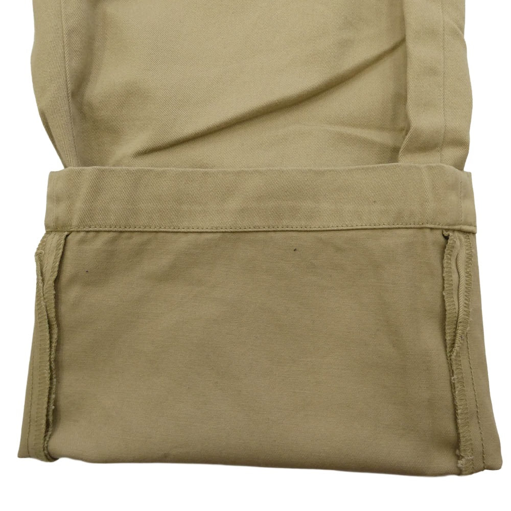 Supreme シュプリーム 23AW Pin Up Chino Pant ロゴ コットン チノ パンツ カーキ ベージュ系 32【中古】