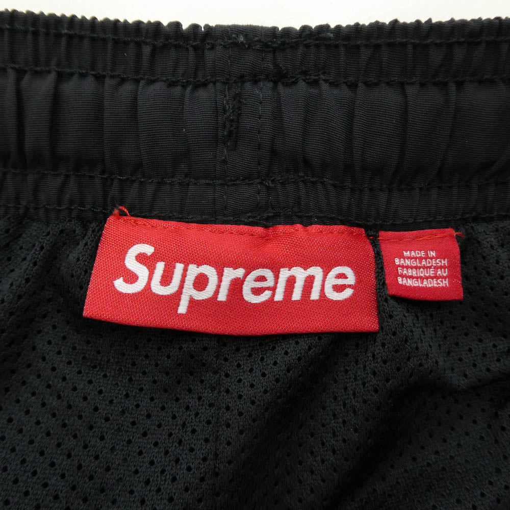 Supreme シュプリーム 25AW Contrast Piping Track Pant コントラスト パイピング ロゴ トラック パンツ ブラック系 L【美品】【中古】