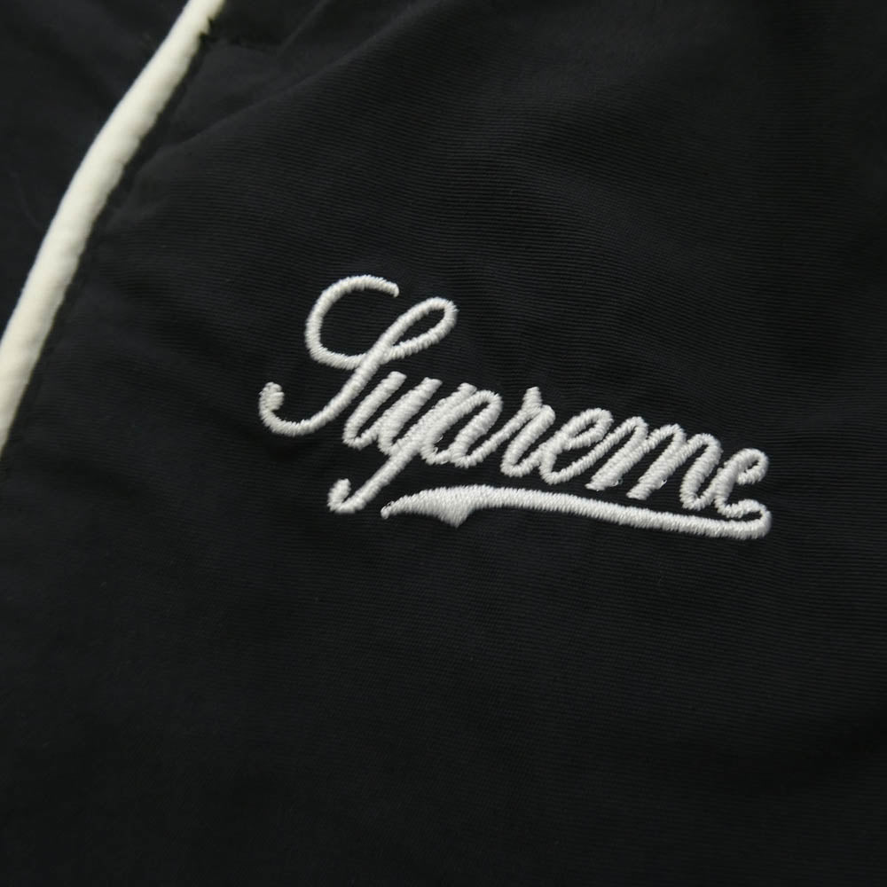 Supreme シュプリーム 25AW Contrast Piping Track Pant コントラスト パイピング ロゴ トラック パンツ ブラック系 L【美品】【中古】