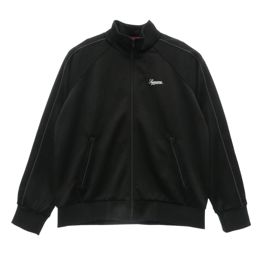 Supreme シュプリーム 24SS Tricot Track Jacket ロゴ ジップアップ トラックジャケット ブラック系 L【極上美品】【中古】