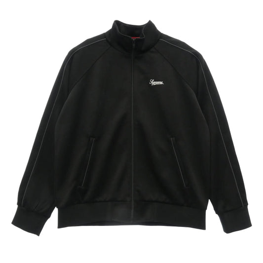 Supreme シュプリーム 24SS Tricot Track Jacket ロゴ ジップアップ トラックジャケット ブラック系 L【極上美品】【中古】